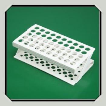 Test tube rack 12 mm (Z shape) white