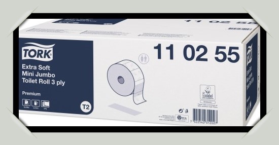 Wesomed Tork Mini Jumbo Toilet Paper 3 Ply